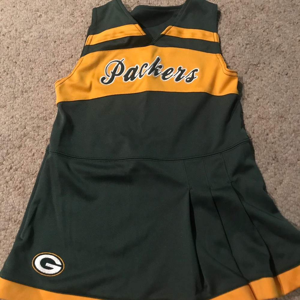 Little girls Green Bay Packers Cheer dress
